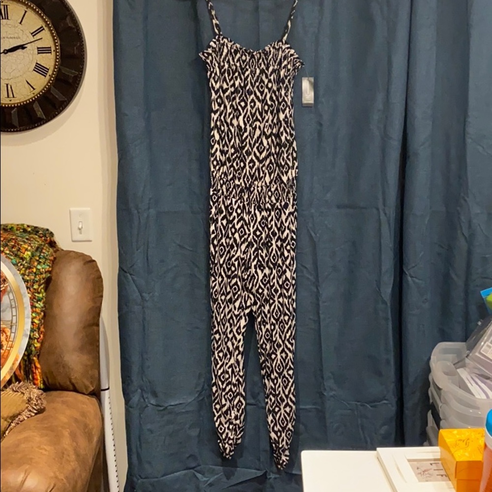 INC Black & White Pantsuit